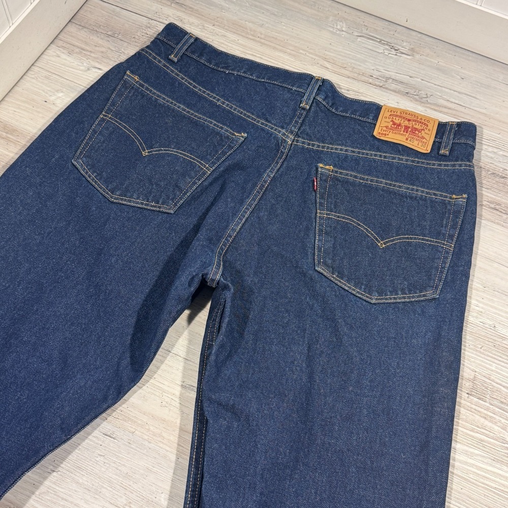 Vintage Levi's 505 Jeans‎ Mens 40x30 (37x30 actual) Red Batwing 01-00
